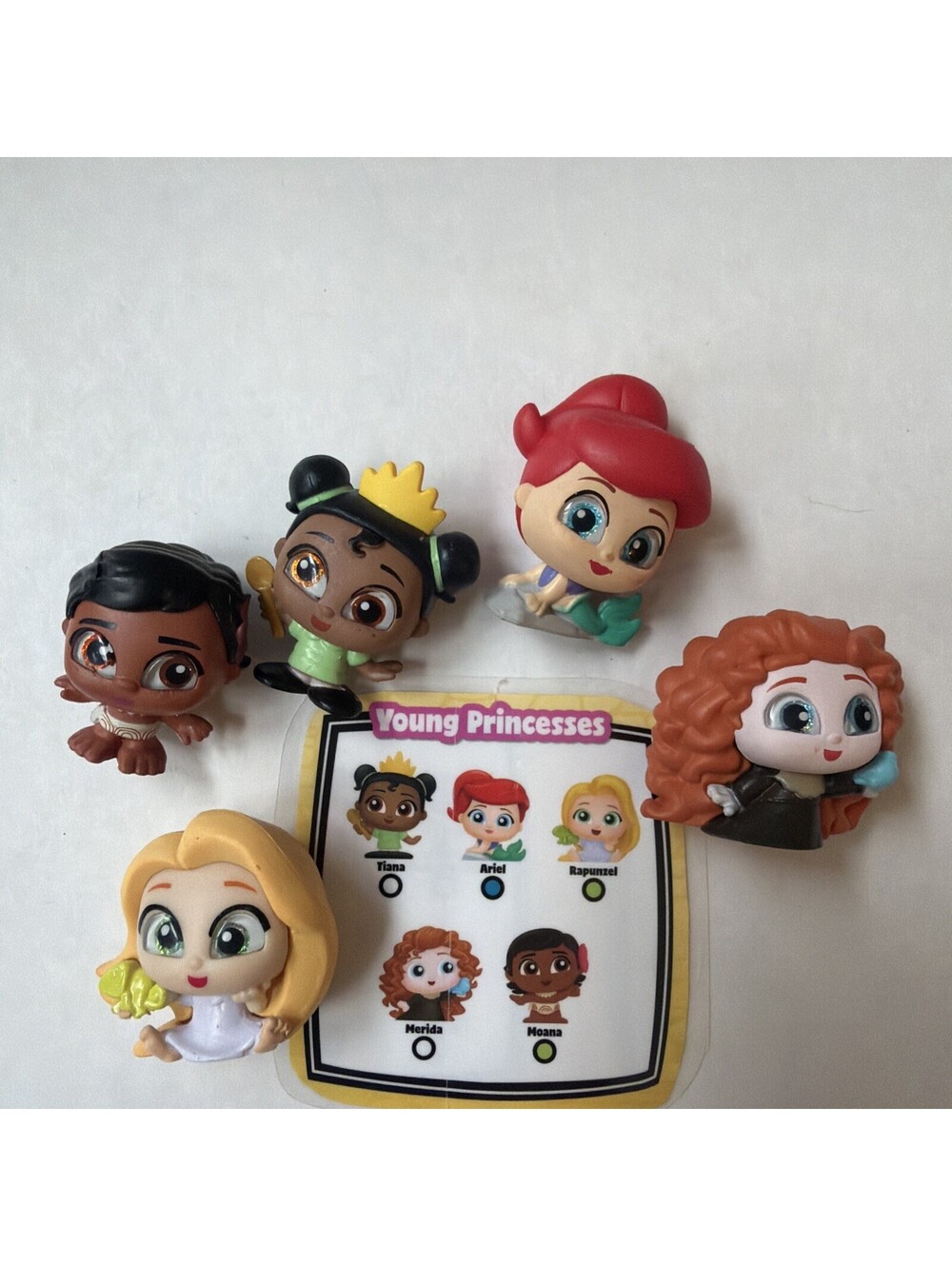 Disney Doorables Series 8 Young Princesses Figures Complete Set Ultra Rare Ariel